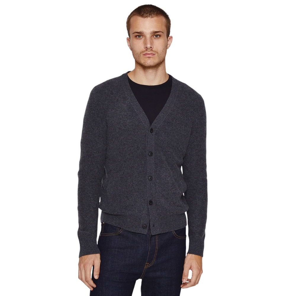 Club Monaco Gray Men's Cardigan Sweater